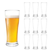Jogo 10 Copos de Cerveja Chopp Bar Pub de Vidro Rostock 300ml Cristar Jogo 10 Copos de Cerveja Chopp Bar Pub de Vidro Rostock 300ml Cristar
