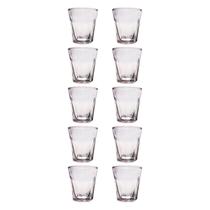 Jogo 10 Copos Shot Vidro Cachaça Vodka Tequila Dose 45mL Bar Jogo 10 Copos Shot Vidro Cachaça Vodka Tequila Dose 45mL Bar