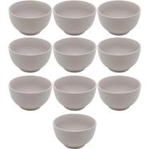 Jogo 10 Cumbucas de Cerâmica 680ml para Restaurantes Sopas Caldos Sobremesas Cronus Lyor Jogo 10 Cumbucas de Cerâmica 680ml para Restaurantes Sopas Caldos Sobremesas Cronus Lyor