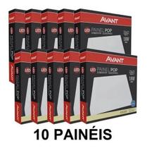 Jogo 10 Painel Led Embuti Quadrado 18w 22 Branco Neutro4000k