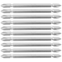 Jogo 10 Pontas Ponteira Dupla Phillips Ph2 110mm Cr-v Longa