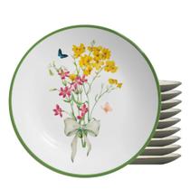Jogo 10 Pratos Sobremesa Coup Jardim Campestre 21cm Cerâmica Alleanza Jogo 10 Pratos Sobremesa Coup Jardim Campestre 21cm Cerâmica Alleanza