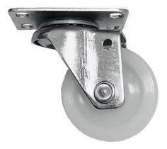 Jogo 10 Rodinhas Giratorias Nylon Reforçada 80kg Por Rodizio