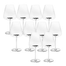 Jogo 10 Taça para Vinho de Cristal Ecológico Intensio Veritas 760ml Wolff Jogo 10 Taça para Vinho de Cristal Ecológico Intensio Veritas 760ml Wolff