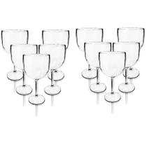 Jogo 10 Taças Para Gin Tônica Acrílico 550Ml Copo Gin