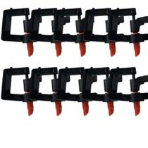 Jogo 10 Un Microaspersor MC18 0,9mm Vermelho Para Pomares, Jardins e Lavouras