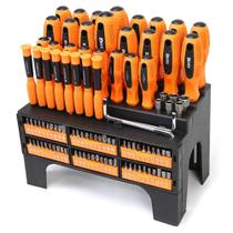 Jogo 100 peças Chaves de Fenda Phillips Bits Pontas Magnetizadas Cabo Ergonômico FortG Jogo 100 peças Chaves de Fenda Phillips Bits Pontas Magnetizadas Cabo Ergonômico FortG