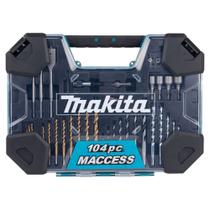 Jogo 104 Pc Broca E Bits E-22604 Maccess - MAKITA
