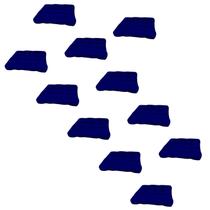 Jogo 11 assentos para cadeira futton 40x40 azul royal Jogo 11 assentos para cadeira futton 40x40 azul royal