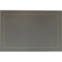 Jogo 12 Americano Classic Pu 45x30cm Chumbo