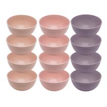 Jogo 12 Bowl De Bambu Ecológico Resistente Não Quebra Bege Lines Tigela Lyor 750ml Jogo 12 Bowl De Bambu Ecológico Resistente Não Quebra Bege Lines Tigela Lyor 750ml