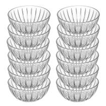 Jogo 12 Bowl de Cristal Ecológico Mini Tigela Cumbuca Transparente Wolff 100ml