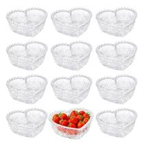 Jogo 12 Bowl de Vidro Porta Objetos Coração Balls Lyor 290ml
