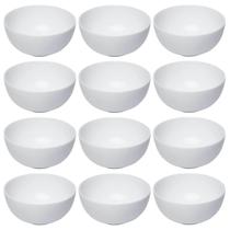Jogo 12 Bowls Vidro Opalino Branco 13x6cm Tigela Cumbuca Essenza Profissional Sopa Caldo Sobremesa Jogo 12 Bowls Vidro Opalino Branco 13x6cm Tigela Cumbuca Essenza Profissional Sopa Caldo Sobremesa