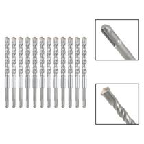 Jogo 12 Brocas SDS Plus 18x160 mm Aço Carbono Tungstênio