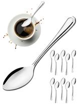 Jogo 12 Colheres De Café Inox Conjunto Continental Polido Espelhado Resturante Buffet Casa