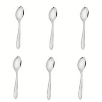 Jogo 12 Colheres De Sopa Aço Inox 20cm Kit Talher Faqueiro