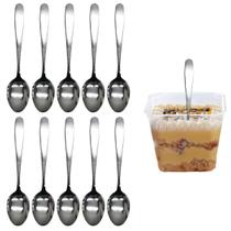 Jogo 12 Colheres Sopa em Aço Inox Talher Para Cozinha