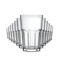 Jogo 12 Copo De Vidro Casual 360ml Class Home
