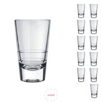 Jogo 12 Copos 100ml Caninha Dose Redondo Tequila Whisky