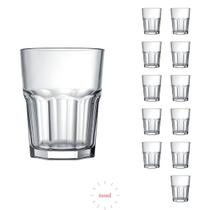 Jogo 12 Copos 60ml Bristol Dose Redondo Tequila Whisky Vidro