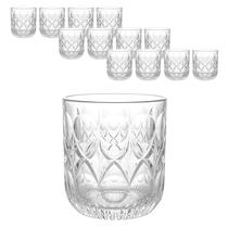 Jogo 12 Copos Baixo De Vidro Para Whisky Drinks Agua 290ml Jogo 12 Copos Baixo De Vidro Para Whisky Drinks Agua 290ml