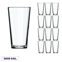 Jogo 12 Copos Chiques 350ml Cairo Drinks Vidro Mesa Posta