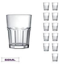Jogo 12 Copos de Shot 60ml Bristol Dose Tequila Whisky