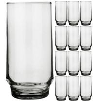 Jogo 12 Copos Lights 300ml Transp. Long Drink Sucos Nadir