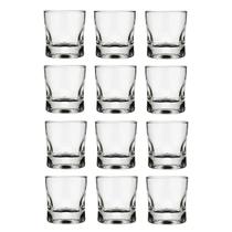 Jogo 12 Copos P/ Whisky 250ml Vidro Rocks Amassadinho Nadir