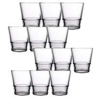 Jogo 12 Copos Pasabahce 410ml Vidro para Whisky Drinks e Coquetéis Jogo 12 Copos Pasabahce 410ml Vidro para Whisky Drinks e Coquetéis