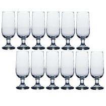 Jogo 12 Copos Taça de Vidro Chopp Hannover 300ml Casa Linda