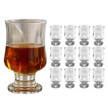 Jogo 12 Copos Taças Vidro Paulista Cerveja Chopp Agua 250ml