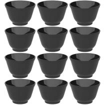 Jogo 12 Cumbucas Bowl Coza Uno 450ml Tigela Preta Plástico Salada Açaí Cereais Sobremesas Jogo 12 Cumbucas Bowl Coza Uno 450ml Tigela Preta Plástico Salada Açaí Cereais Sobremesas