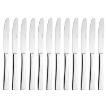 Jogo 12 Facas de Mesa Aço Inox 23,5cm Pisa Wolff Jantar Almoço Mesa Posta Jogo 12 Facas de Mesa Aço Inox 23,5cm Pisa Wolff Jantar Almoço Mesa Posta