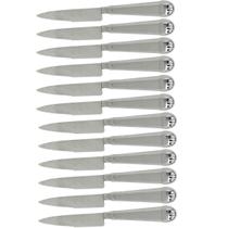 Jogo 12 Facas Jumbo Inox 25cm Churrasco
