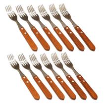 Jogo 12 Garfos Churrasco Tipo Polywood Madeira Jogo 12 Garfos Churrasco Tipo Polywood Madeira