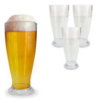 Jogo 12 Mini Copos Tulipa Chopp Cerveja Beer 220ml Acrílico