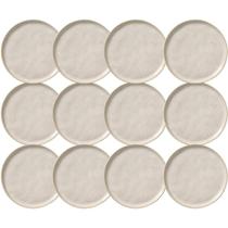 Jogo 12 Pratos de Sobremesa Porto Brasil 21cm Cerâmica Off White Mousse Petit Gâteau Brownie Jogo 12 Pratos de Sobremesa Porto Brasil 21cm Cerâmica Off White Mousse Petit Gâteau Brownie