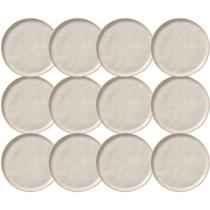 Jogo 12 Pratos de Sobremesa Porto Brasil 21cm Cerâmica Off White Mousse Petit Gâteau Brownie Jogo 12 Pratos de Sobremesa Porto Brasil 21cm Cerâmica Off White Mousse Petit Gâteau Brownie