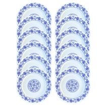 Jogo 12 Pratos em Melamina Estampa 20cm Buffet Restaurantes Jogo 12 Pratos em Melamina Estampa 20cm Buffet Restaurantes