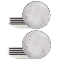 Jogo 12 Pratos Fundos 21cm Tramontina Floralis Porcelana Sopas Risotos Caldos Jogo 12 Pratos Fundos 21cm Tramontina Floralis Porcelana Sopas Risotos Caldos