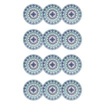 Jogo 12 Pratos Fundos Biona Oxford Donna Lola 22cm