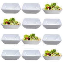 Jogo 12 Saladeiras Bowl Pote 20cm Tigela em Melamina