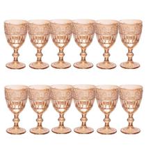 Jogo 12 Taça de Cristal Ecológico para Água e Suco Mauve 320ml Âmbar Wolff Jogo 12 Taça de Cristal Ecológico para Água e Suco Mauve 320ml Âmbar Wolff