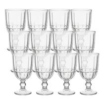 Jogo 12 Taça de Vidro Facetado Lapidado Cristalle Premium Transparente para Água 360ml Haüskraft Jogo 12 Taça de Vidro Facetado Lapidado Cristalle Premium Transparente para Água 360ml Haüskraft