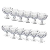Jogo 12 Taças de Sobremesa Coquetel Drinks Diamond Diamante Clear Class 310ml Jogo 12 Taças de Sobremesa Coquetel Drinks Diamond Diamante Clear Class 310ml