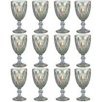 Jogo 12 Taças de Vidro 325ml Diamond Lyor Furta Cor Servir Á Jogo 12 Taças de Vidro 325ml Diamond Lyor Furta Cor Servir Á