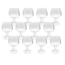 Jogo 12 Taças De Vidro Vinho Degustação 620ml Transparente