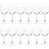 Jogo 12 Taças de Vinho 420ml Vidro Lyor Gourmet Degustação de Vinho Tinto Branco Rose Jogo 12 Taças de Vinho 420ml Vidro Lyor Gourmet Degustação de Vinho Tinto Branco Rose